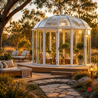 Serre en aluminium préfabriquée, véranda en verre, abri de piscine, jardin, patio, cour arrière