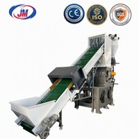 Machine de granulation de film PE PP à double étage avec granulateur à anneau d'eau 200-1000 kg/h Ligne de recyclage
