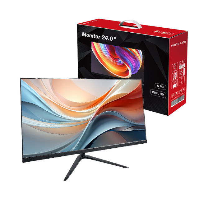 22 Inch Black PC Monitor HD Screen IPS Panel Led Lcd Screen Display Desktop Monitor Factory Direct Supply