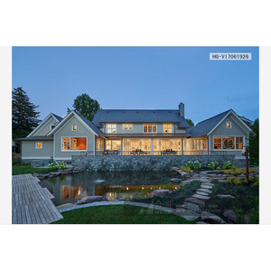 Villa préfabriquée HG, structure en acier léger, style artisanal, avec installation sur site, solution complète - Product Image 1
