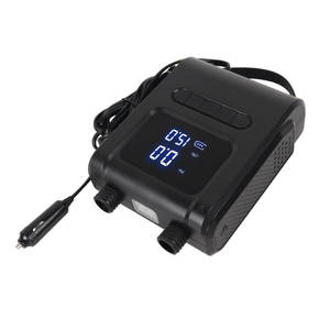 Gonfleur de pneus pour enfants 120 PSI 12 V avec verrou de sécurité, bords arrondis, pour véhicules familiaux, apprentissage des enfants, jauge numérique CE RoHS - Product Image 1
