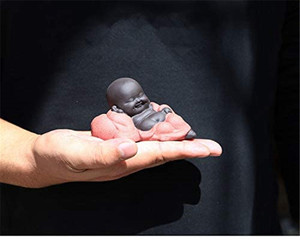 เซรามิคเล็กๆน่ารักรูปปั้นพระพุทธรูป Monk Figurine สร้างสรรค์เด็กหัตถกรรมตุ๊กตาเครื่องประดับของขวัญคลาสสิกจีนที่ละเอียดอ่อนศิลปะเซรามิค - Product Image 5