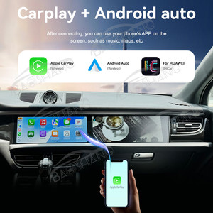 BaoShang doble pantalla táctil 12,3 pulgadas Android 13 inalámbrico <span class=keywords><strong>Apple</strong></span> <span class=keywords><strong>Carplay</strong></span> Radio de coche para Porsche Macan 2018-2024 navegación Gps - Product Image 3