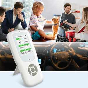 Handheld 9 In 1 Air Quality Monitor With LCD Display For Formaldehyde Co2 Pm2 5 Tvoc Detection - Product Image 3