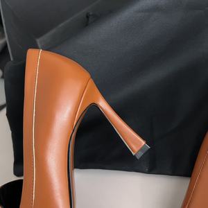 <span class=keywords><strong>Escarpins</strong></span> de <span class=keywords><strong>luxe</strong></span> personnalisés inspirés de Y, à talon conique de 9 cm, noirs, à bout pointu, élégants pour femme, chaussures de bureau à enfiler, autres empeignes, automne/printemps - Product Image 5