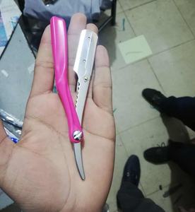 Afeitadora de barba de estilo japonés para hombre, maquinilla de afeitar de barbero personalizada de media hoja - Product Image 5