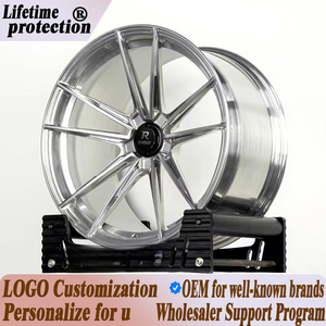 Jantes forgées personnalisées à 10 rayons 17-26 pouces pour <span class=keywords><strong>Ferrari</strong></span> 488 F8 812 SF90 Roma Jantes en alliage de luxe concaves profondes entièrement polies - Product Image 1