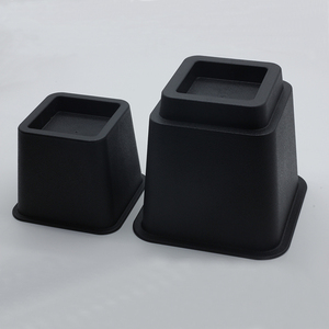 Alta calidad 8 piezas cada conjunto de Base de la cama de sofá de plástico vertical ajustable aumentar cama elevadores para muebles - Product Image 4