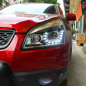 Qashqai 2008-2016 LED Auto Headlight Assembly High Quality 100W Bifocal Lens New Design 6000k Front Light Upgrade Car - Product Image 5