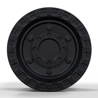 Jantes Beadlock 15 16 17 18 19 20 21 pouces, noires, à déport négatif, en alliage d'aluminium, forgées, pour Jeep Ford F150 Dodge Ram