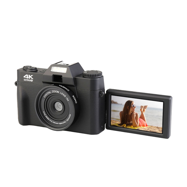 Hot-selling Digital SLR Camera 4K 48MP Auto Focusing WIFI SLR Cam with HDMI 16X Zoom MicroPhone Fill Light & Macro Lens Optional