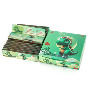 HI DINOSAUR 20 Paquetes de Papel de Liar Verde +Tips Personalizado, Orgánico, de Combustión Lenta, Natural, Moderno y Personalizado para Cigarrillos - Product Image 6