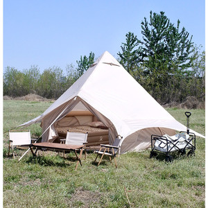 Gran 4m impermeable Oxford lona campana tienda al aire libre Camping Glamping inflable yurta tienda - Product Image 2