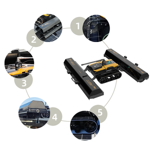 Kit de robot de nettoyage solaire Leoparddust LD-X6 2026 avec brosses automatiques et nettoyeur photovoltaïque LD-X6, élimination automatique de la poussière - Product Image 4