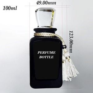 Fabricant en gros d'emballages de flacons de parfum, flacons de parfum vides en verre transparent de 30 ml, 50 ml, 100 ml avec des pompons - Product Image 6