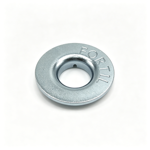 Œillets ronds plats personnalisés en zinc plaqué avec limiteur de compression - Product Image 4