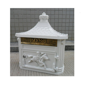Buzón de Aluminio Montado en Pared con Recubrimiento en Polvo ChengFeng CF-M-04, Buzón de Cartas con Poste de Aluminio Fundido - Product Image 4