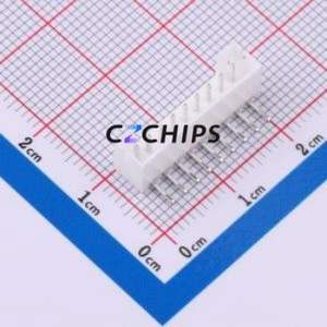 ZX-PH2.0-WZ9P Wire-to-Board Pin Header Bent Lead Through Hole,P=2mm Connector 1x9P 2mm Right Angle Insert PH - Product Image 1