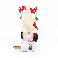 Veilleuse LED Père Noël Dansant, Décoration de Noël, Lampe ABS Sûre pour Enfants, Rechargeable USB pour Salon, Cadeau Maison, Vente en Gros