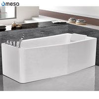 Baignoires à Jets de Massage pour 2 Personnes en Angle Neo avec Deux Dimensions pour Petits Espaces