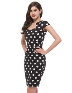 Grace Karin Vintage manica corta in cotone elastan avvolti sui fianchi con <span class=keywords><strong>27</strong></span> motivi abiti aderenti floreali retrò donna - Product Image 1