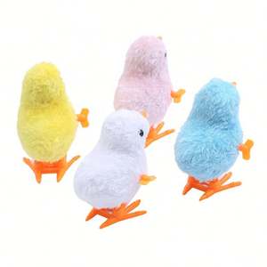 Juguete de Peluche Interactivo para Gatos Chick Wind-Up, Simulador de Movimiento, GorisPet <span class=keywords><strong>CT302</strong></span>, Súper Lindo, Suave, para Masticar - Product Image 3
