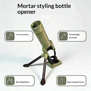 Ouvre-bouteille de <span class=keywords><strong>mortier</strong></span> de bouteille de bière Lanceur de bouchon tactique de style <span class=keywords><strong>mortier</strong></span> Ouvreur automatique Accessoire de bar professionnel et décor de bureau - Product Image 5
