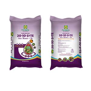 Engrais NPK Premium AGRILONG Vietnam Phu Yen 20-10-5+TE Granulaire à base de Humique, Libération Rapide, Stimule les Boutons Floraux - Product Image 6
