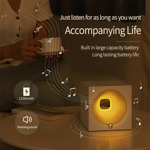 Sáng Tạo Thiết Kế Hiện Đại Không Dây Âm Thanh Loa Siêu Trầm Ánh Sáng Ban Đêm Loa Chất Lượng Âm Thanh Cao Cho Nhà Ngoài Trời Di Động Pin-Powered - Product Image 5