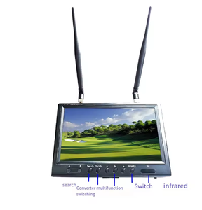 Monitor FPV de 9 Pulgadas y 5.8G con Pantalla LCD de 800X480 de Resolución, Receptor Dual Estéreo de 20Hz-20Khz, Accesorio para Dron FPV RC Quadcopter - Product Image 4