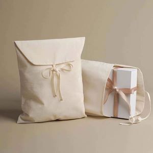 Bolsa de Lona Personalizada con Logotipo, Bolsa para Joyería, Bolsa de Compras Reutilizable, Forro de Satén, Multifuncional, Unisex, para Promocionales - Product Image 1