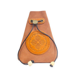 EA442 di alta qualità portatile fatto a mano sacchetto di tabacco per gli uomini su misura con coulisse genuino fumo invertito borse in pelle di vacchetta - Product Image 5