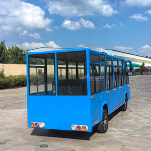 Bus touristique bleu, navette, voiture personnalisée, 14 passagers, vente directe d'usine, bus scolaire pour les visites de la ville - Product Image 5