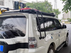 <span class=keywords><strong>Portapacchi</strong></span> in Lega di Alluminio per Mitsubishi Pajero V97, Piattaforma di Espansione per Bagagli e Stoccaggio - Product Image 3