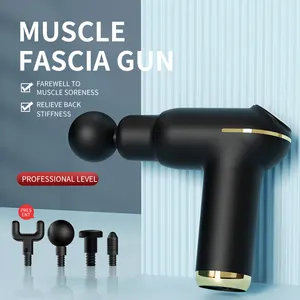 Pistola de masaje muscular de bolsillo inteligente, portátil, personalizable