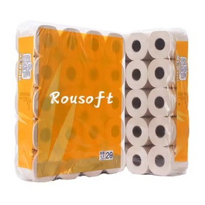 Muestras Gratis, Papel Higiénico de Pulpa de Bambú Virgen Sin Blanquear, Rollo de Papel Higiénico Marrón, Personalizable al por Mayor - Product Image 6