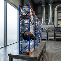 Système de rayonnage sélectif pour palettes lourdes, rayonnage industriel robuste pour entrepôt