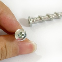 Vis autoperceuses Phillips à tête fraisée en acier pour cloisons sèches, zinguées noires, filetage 1/4 "-4, longueur 1-1/4 po, ISO 9001