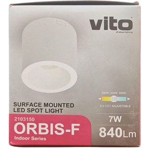 Foco LED de Techo 7W 3xCCT 840lm 9x10cm Blanco - Product Image 2