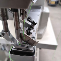 Nouvelle machine à coudre industrielle haute précision à aiguille simple, pied entraîneur, moteur automatique haute vitesse, pour tissus épais, à bras déporté