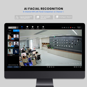 GR-N8016H1-P4 <span class=keywords><strong>NVR</strong></span> Enregistreur vidéo réseau 16 canaux 4K avec 4 ports POE pour caméra IP 8MP 4K, reconnaissance faciale intelligente IA - Product Image 3