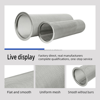 Saringan Jaring Kawat Baja Tahan Karat 304 316, Saringan Jaring Kawat Tenun, Filter Cartridge untuk Oli dan Air