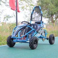 Kart à pédales à essence 125cc à quatre roues, buggy de plage, véhicule de loisirs en plein air pour adultes et enfants.