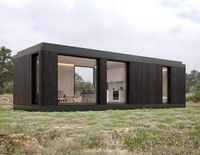 Maison préfabriquée de luxe, mini-maison mobile préfabriquée, cabane miniature, résidence confortable