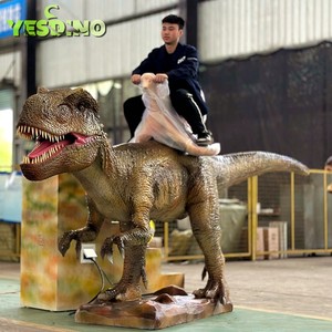 Đi xe khủng long hoạt hình thực tế cho trẻ em đi xe công viên giải trí động vật cơ khí cho trung tâm mua sắm đi xe trên Khủng Long - Product Image 3