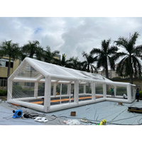 Tente gonflable géante transparente imperméable de couverture de piscine de dôme de piscine extérieure