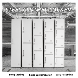 Современная складная стальная мебель для дома, однодверный шкафчик <span class=keywords><strong>Almirah</strong></span>, шкафчик, шкаф для школьного спортзала, шкаф, ключ, склад, супермаркет - Product Image 2