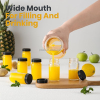 Bouteilles miniatures en verre de 60 ml (2 oz) pour shots, avec bouchon à vis anti-fuite, couleur personnalisée, OEM/ODM, échantillon de jus de gingembre bien-être, marquage à chaud