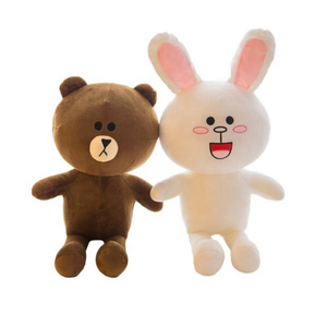 Alla moda Morbido Marrone Orso <span class=keywords><strong>Minnie</strong></span> Coniglio Farcito Bambola Del Fumetto del Giocattolo Della <span class=keywords><strong>Peluche</strong></span> - Product Image 6