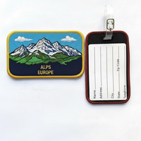 Etiqueta de Equipaje de Viaje Única con Nombre Bordado, Etiquetas de Equipaje con Logotipo Personalizado, Tela Lavable